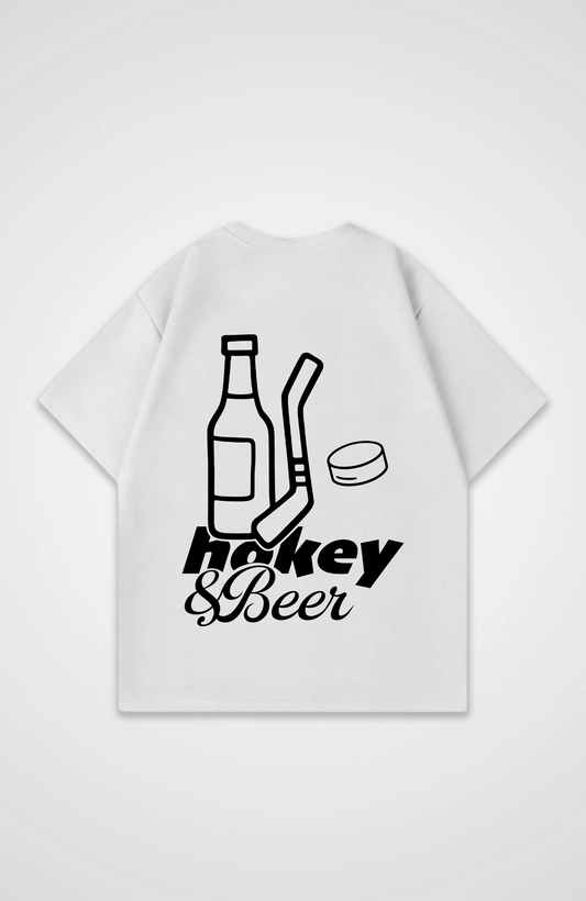 Hokey & Beer Oversized Shirt