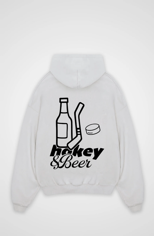 Hokey & Beer Oversized Hoodie