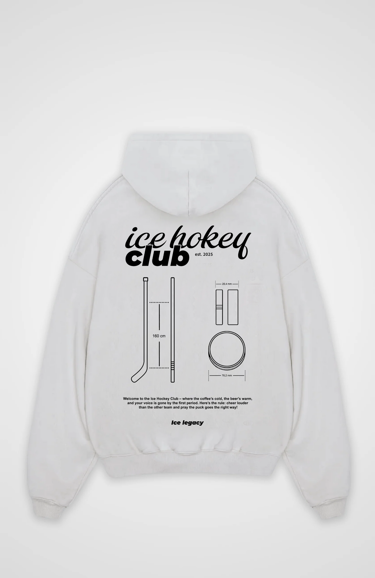 ice hokey club Oversized Hoodie