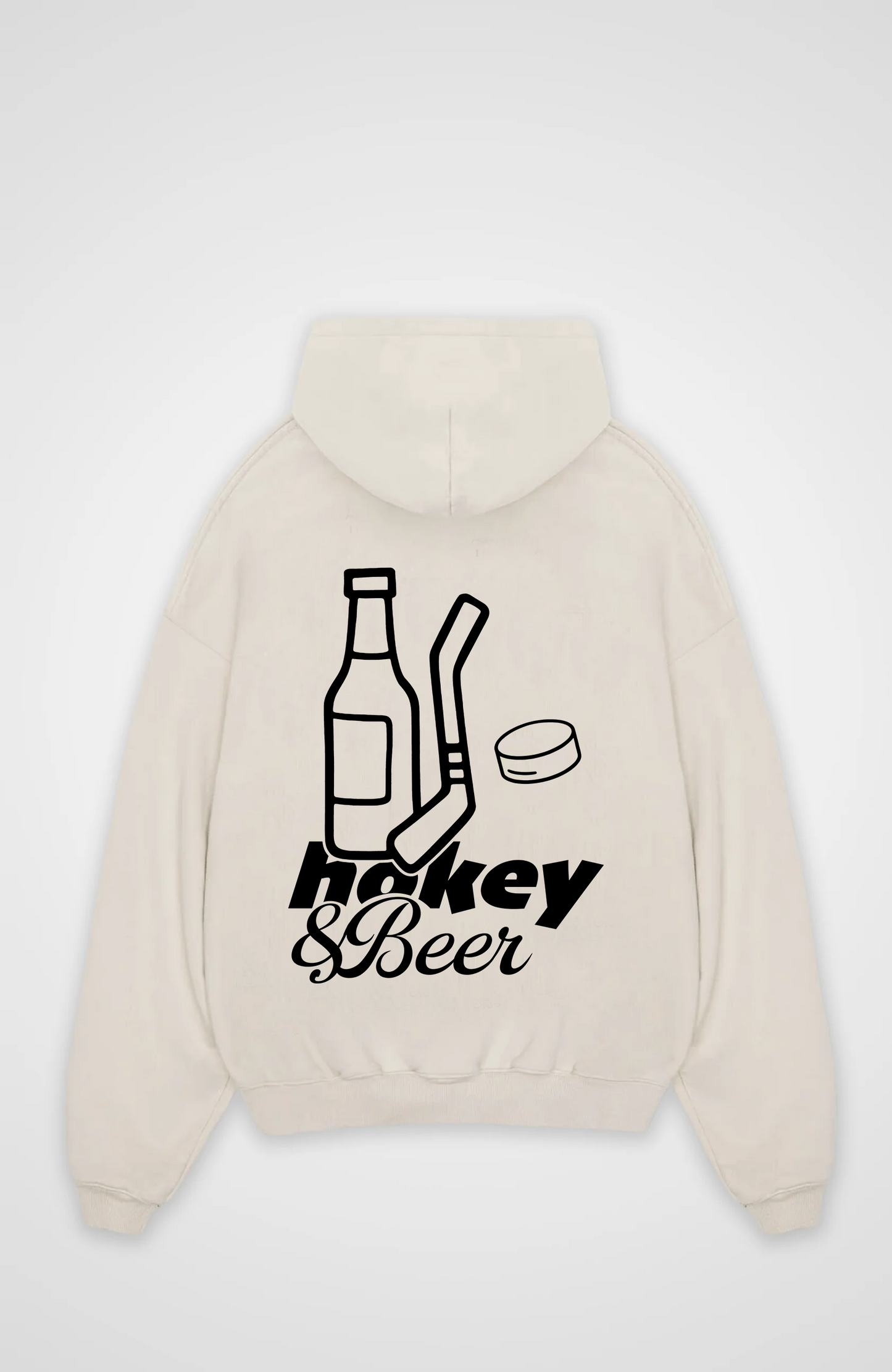 Hokey & Beer Oversized Hoodie