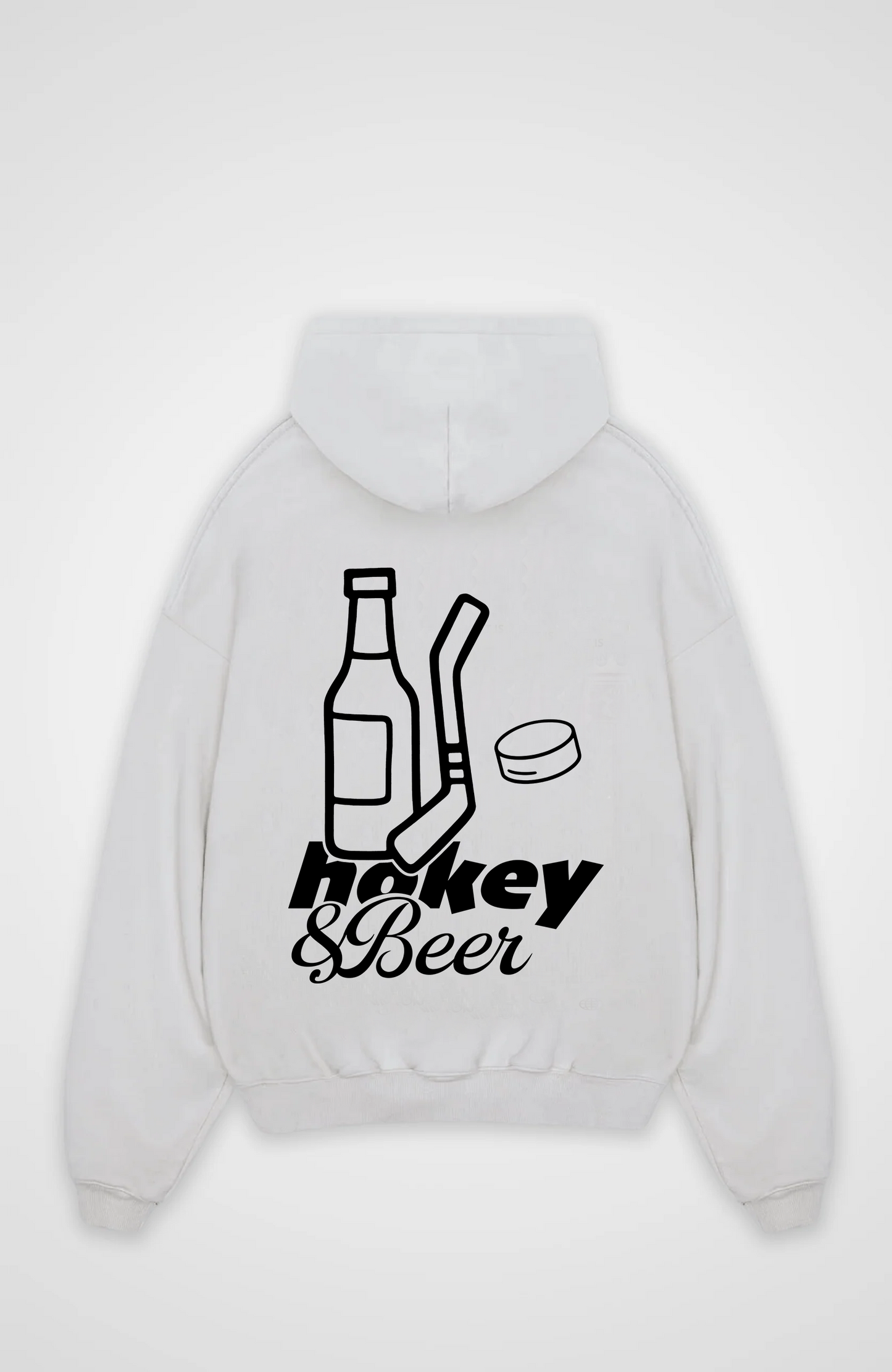 Hokey & Beer Oversized Hoodie