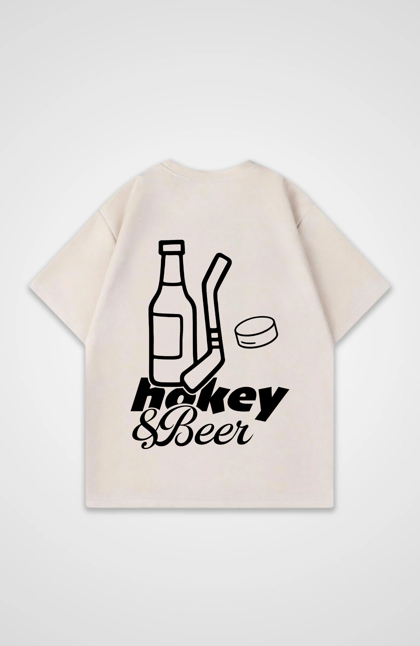 Hokey & Beer Oversized Shirt