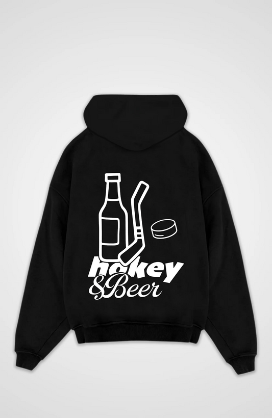 Hokey & Beer Oversized Hoodie
